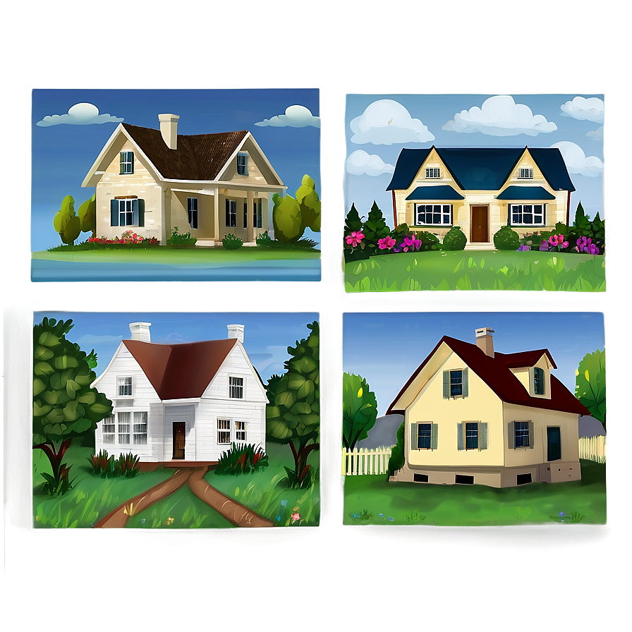 Country Houses PNG kqt PNG with transparent background