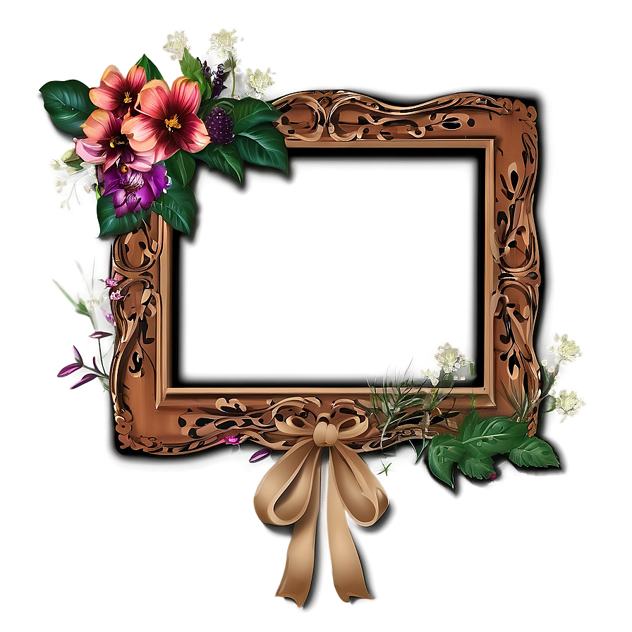 Country Wedding Frame Png Hyi43