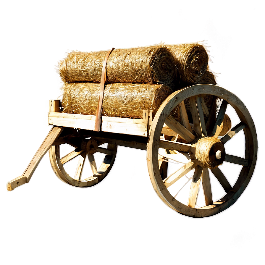 Countryside Hay Cart Png 06122024