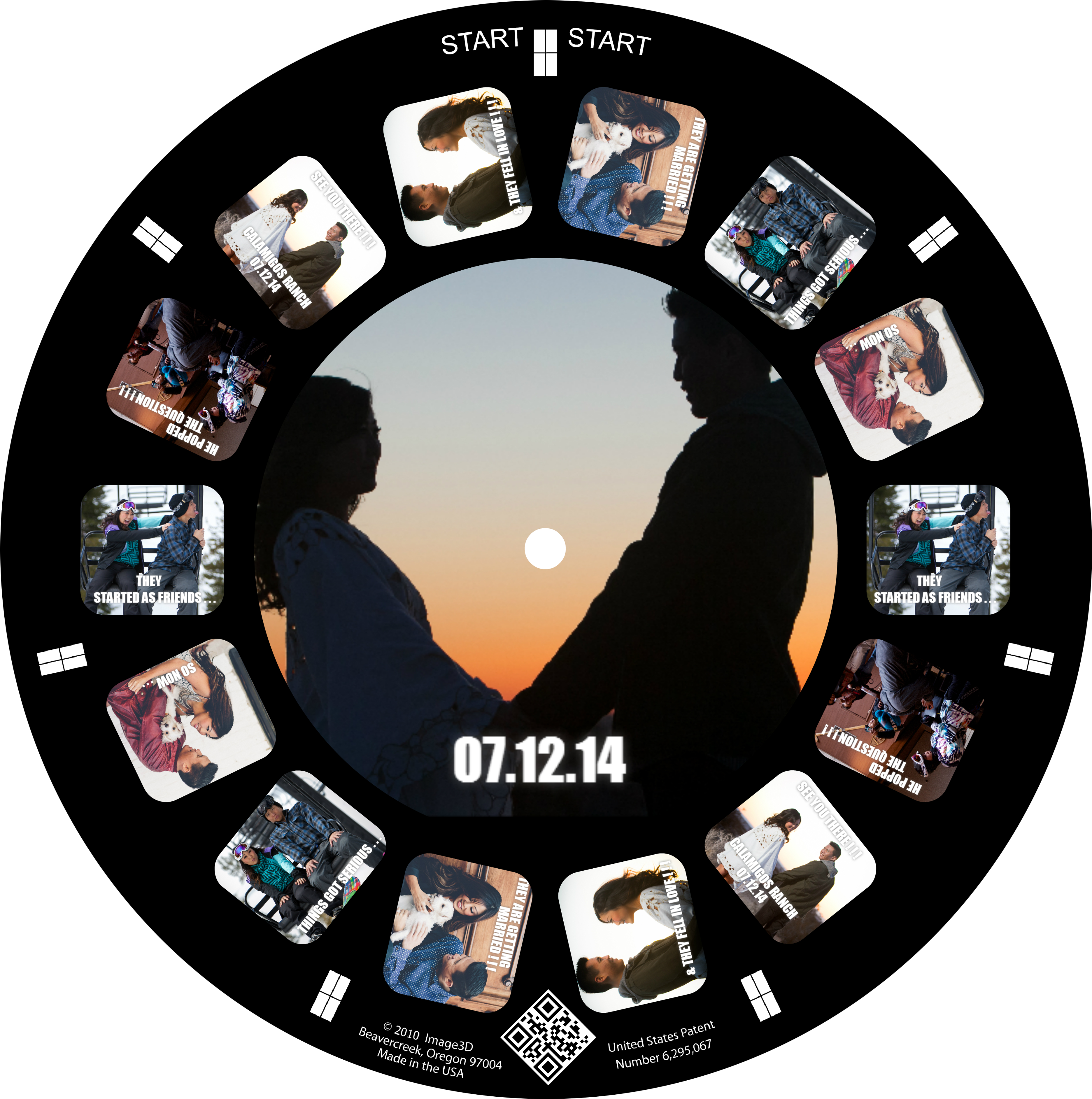 Megan And Stanley, Wedding, Invitation, Viewfinder, - Viewfinder Reel, HD Png Download PNG with transparent background