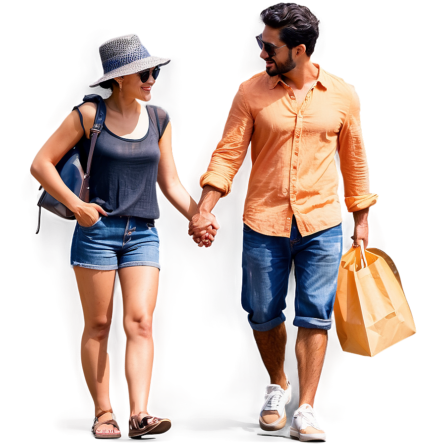 Couple Walking Hand In Hand Png Rks