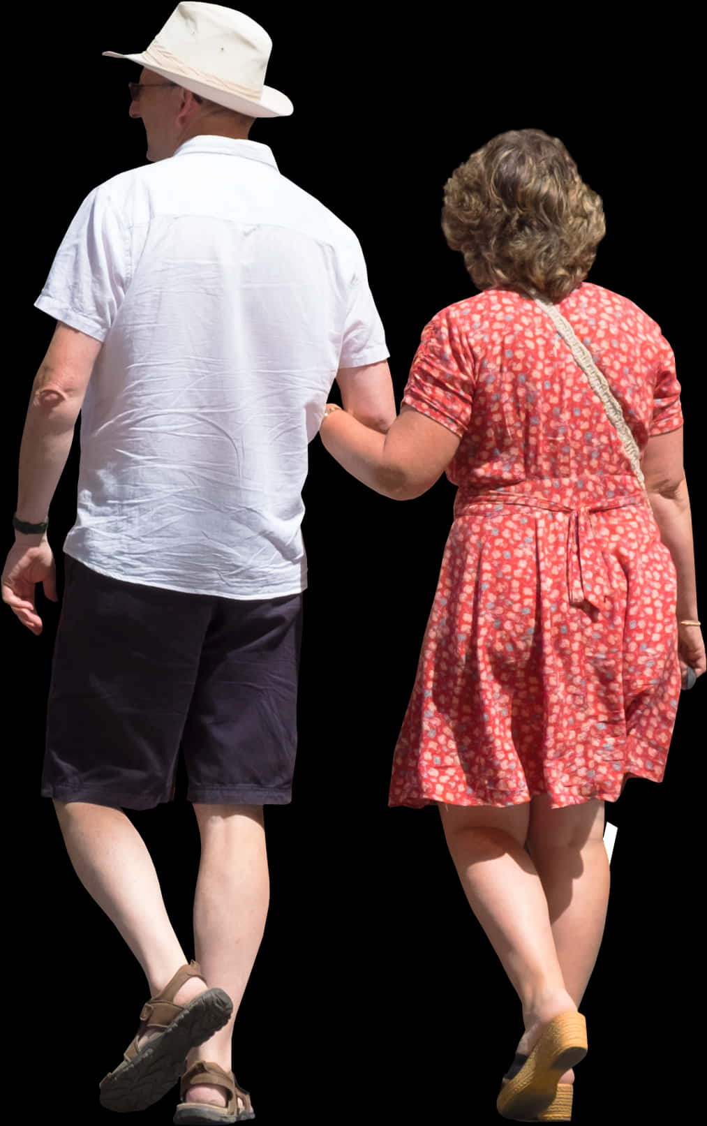 Couple Walking Together Summer Outfit