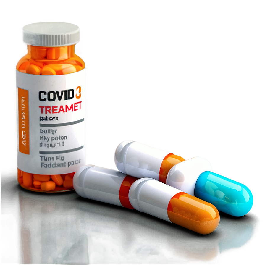 COVID-19 Treatment Pills PNG 06202024 PNG with transparent background