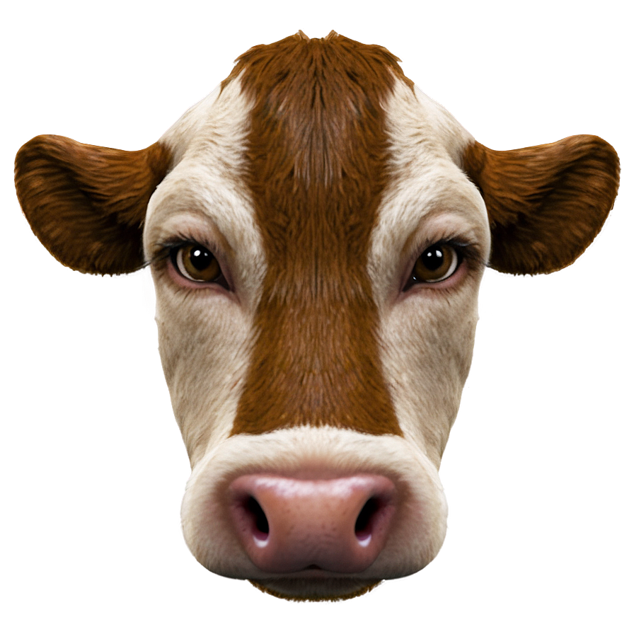 Cow Face Emoji Png 06212024