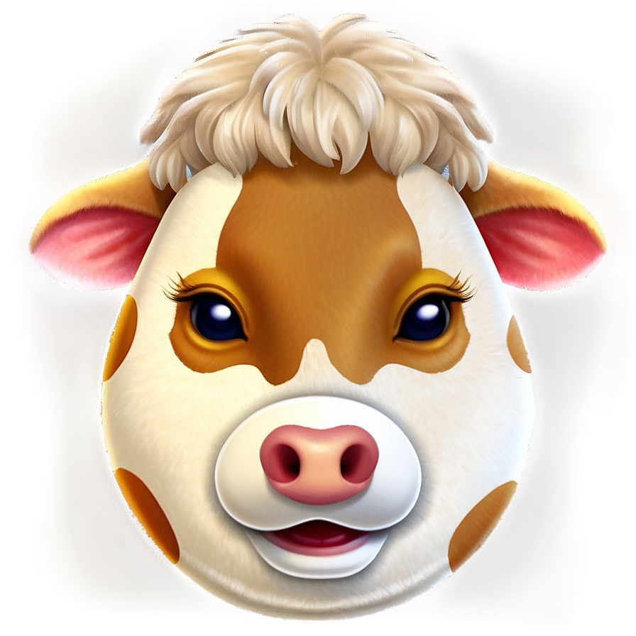 Cow Face Emoji Png Sof67