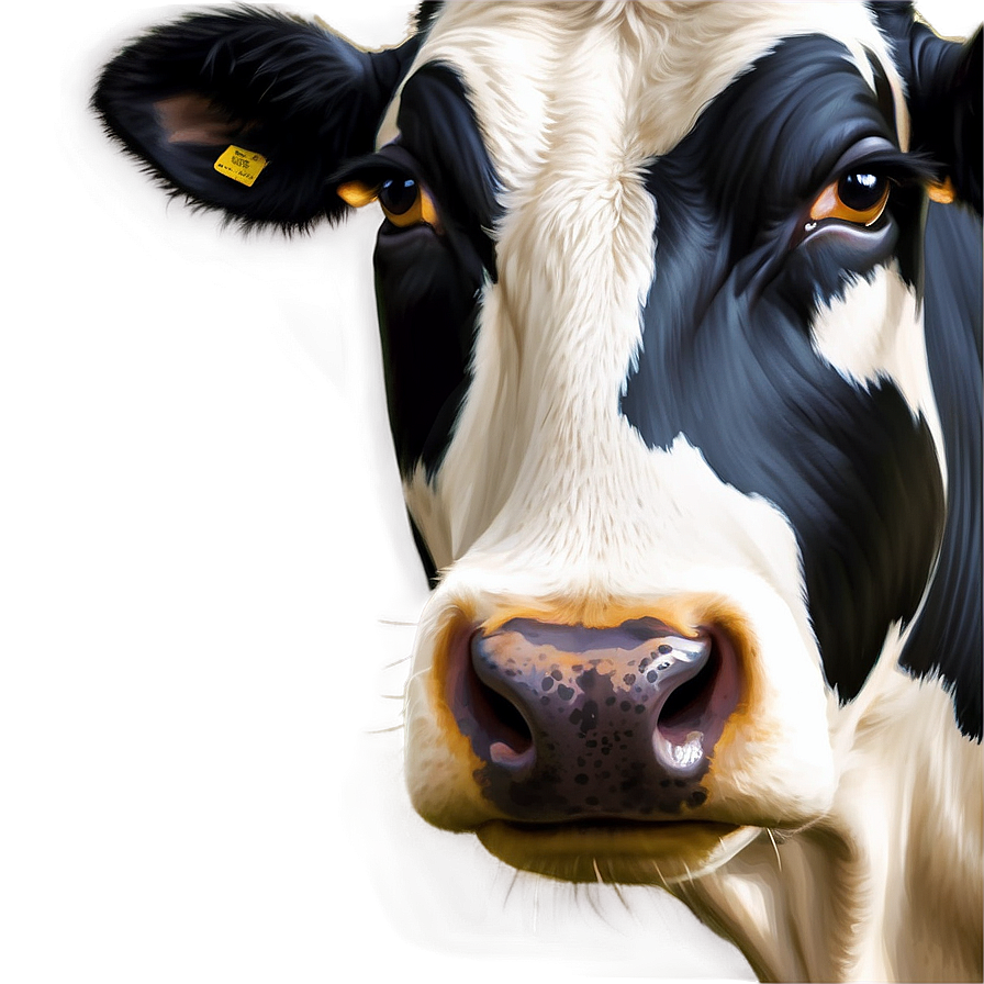 Cow Face Vector Png 06212024