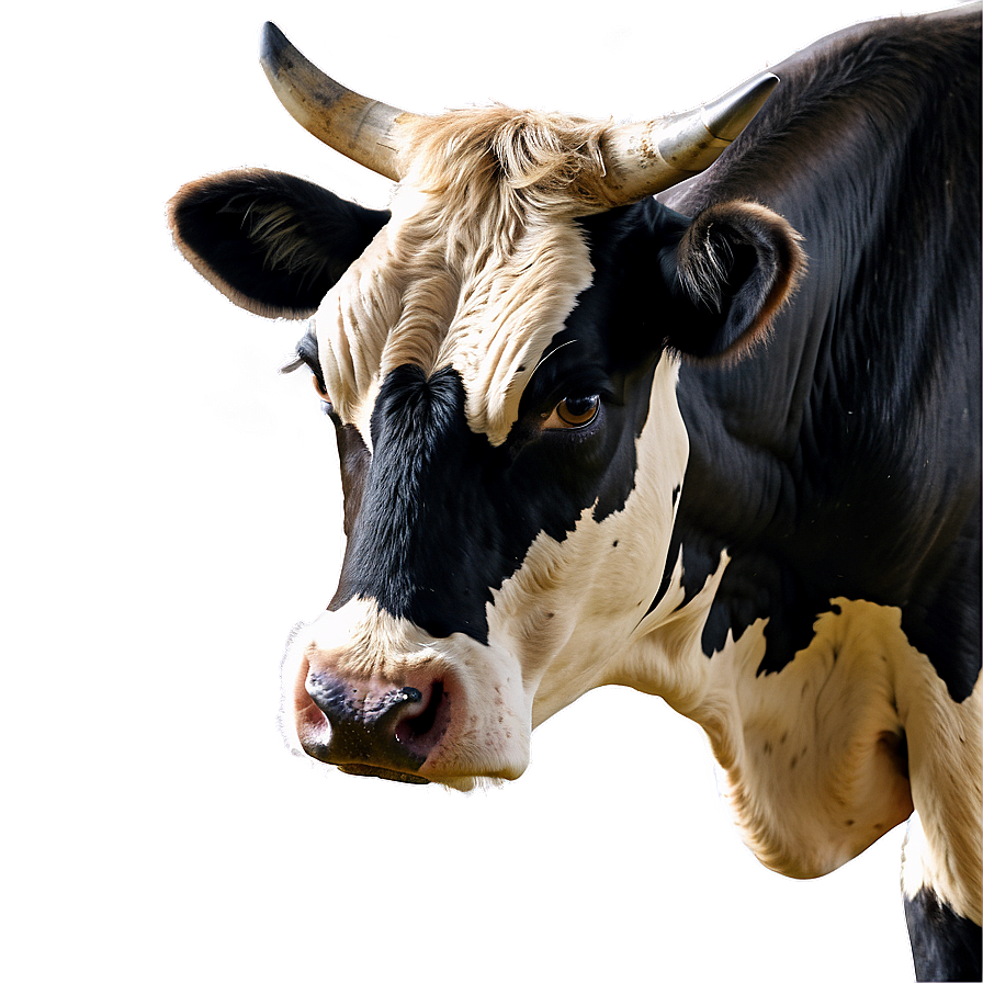 Cow Head In Landscape Png 89