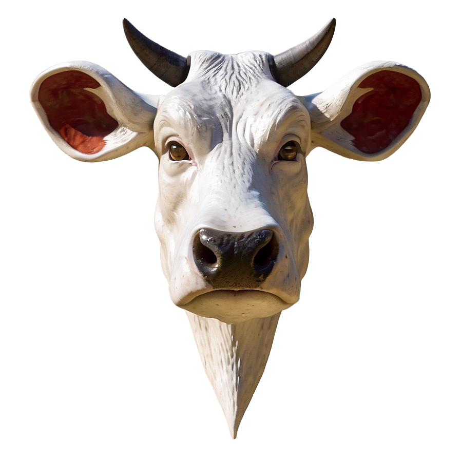 Cow Head Mascot Png 06212024