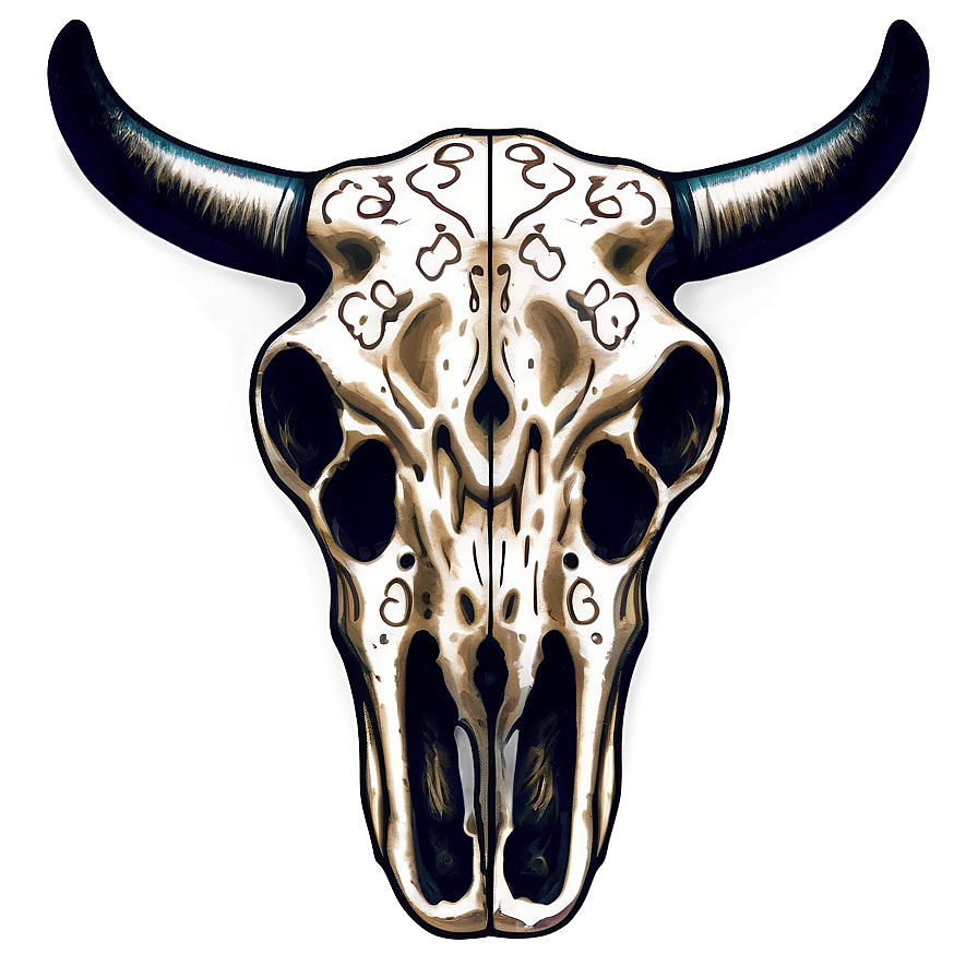 Cow Skull Tattoo Design Png 06132024