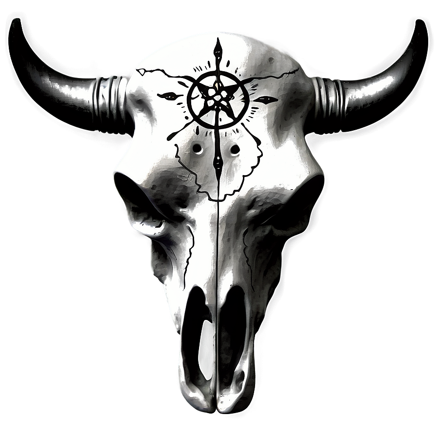 Cow Skull Tattoo Design Png 06132024