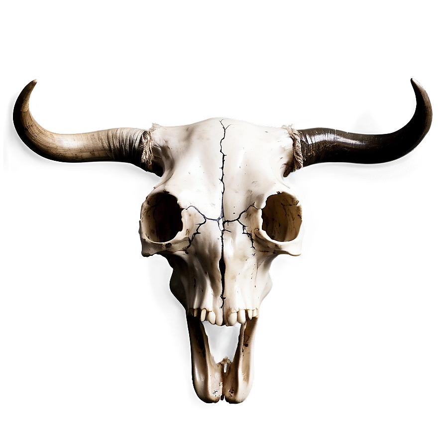 Cow Skull With Lightning Png Oav42