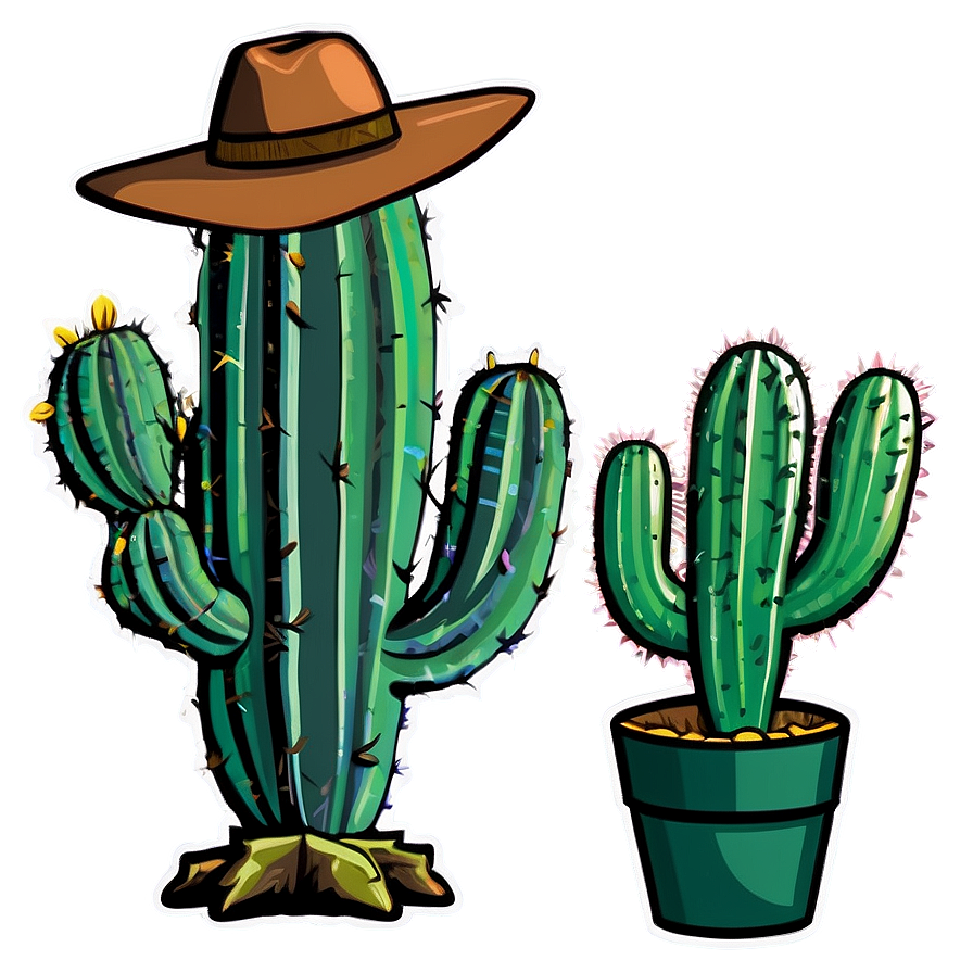 Cowboy And Cactus Png 60