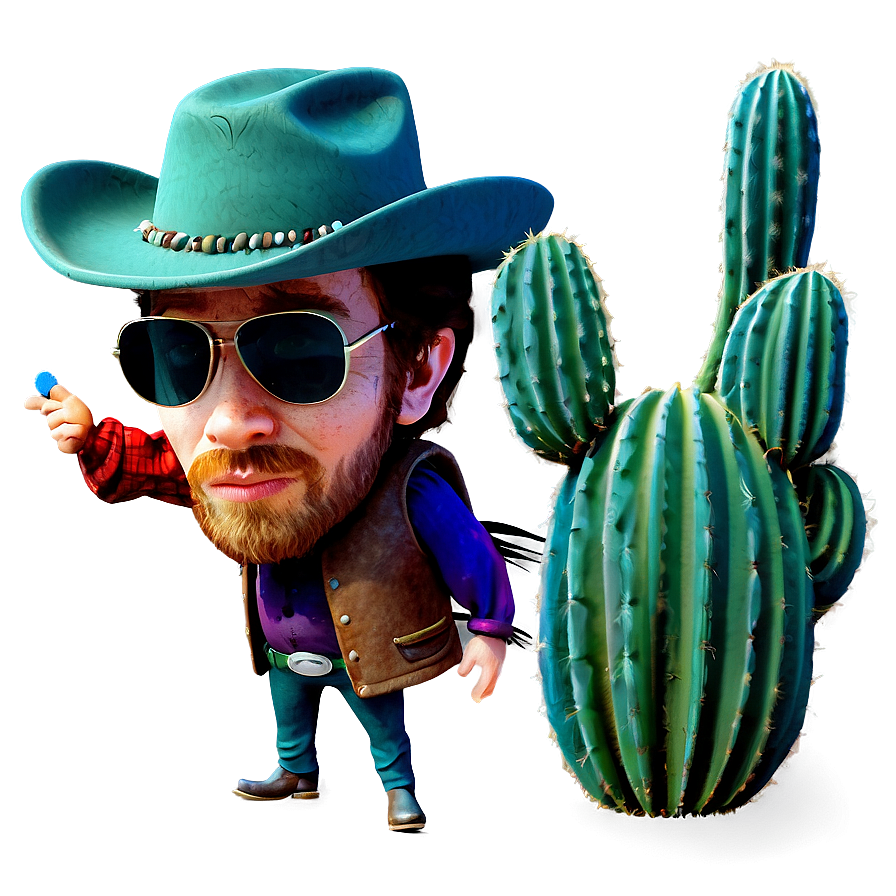 Cowboy And Cactus Png 98