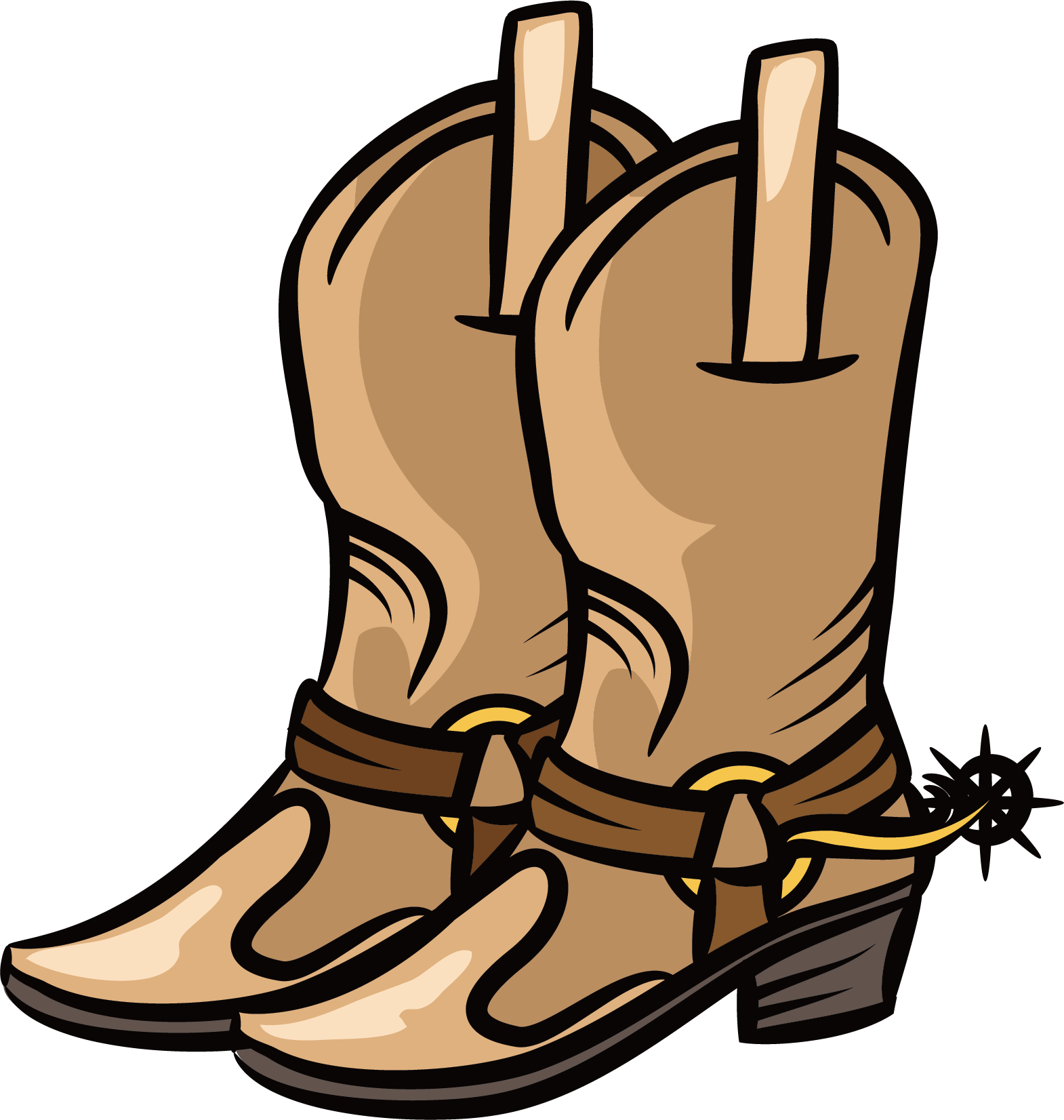 Cowboy Boot Shoe Clip Art - Cowboy Boots Clip Art Png, Transparent Png PNG with transparent background