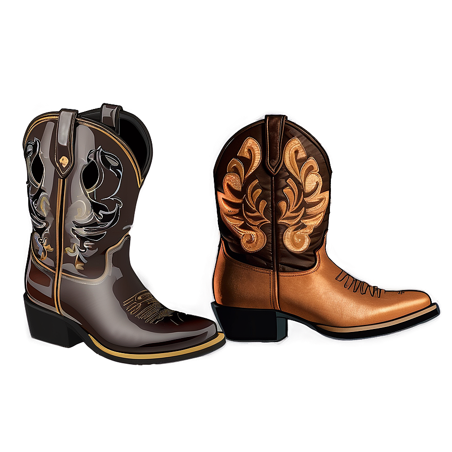 Cowboy Boots Png 05212024