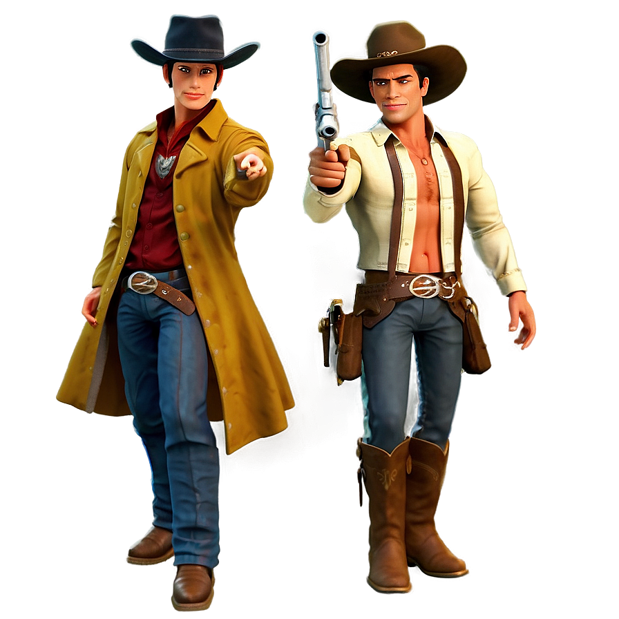 Cowboy Duel Png 05212024