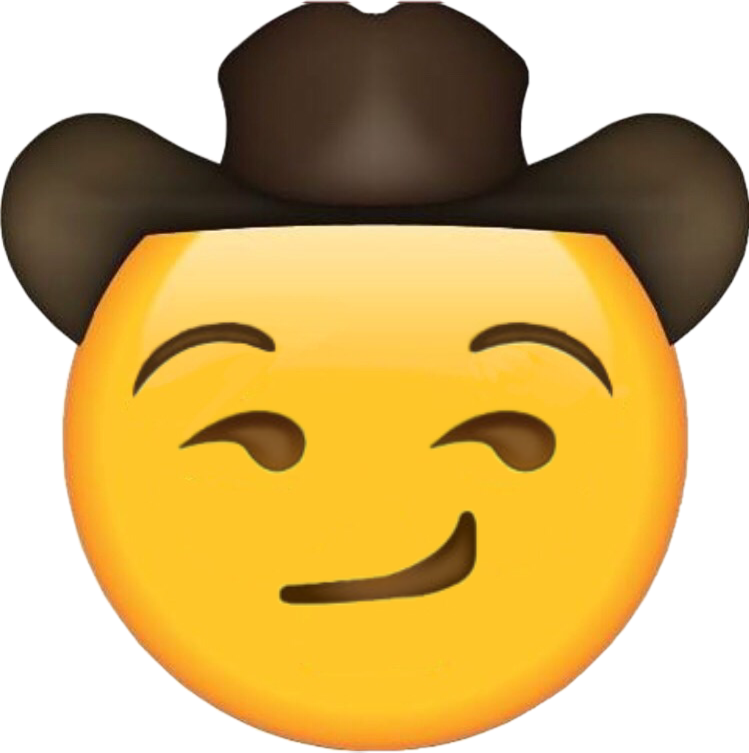 Cowboy Hat Face Emoji