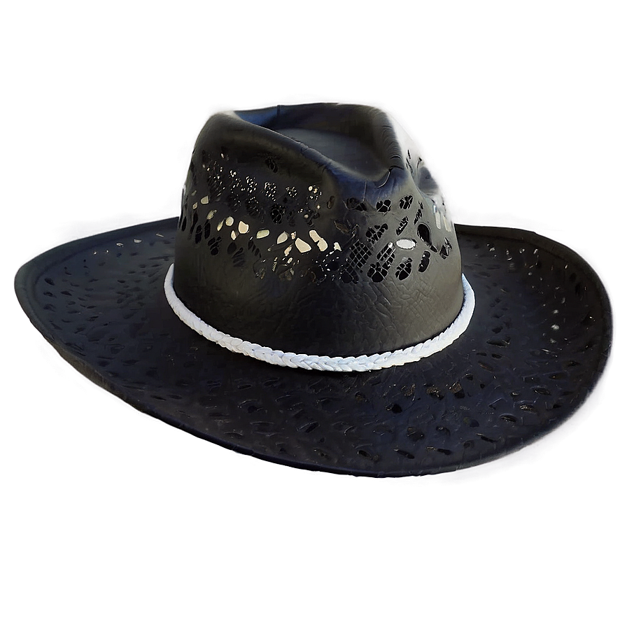 Cowboy Hat Transparent With Band Png 05262024