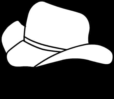 Cowboy Hat Vector Illustration PNG with transparent background