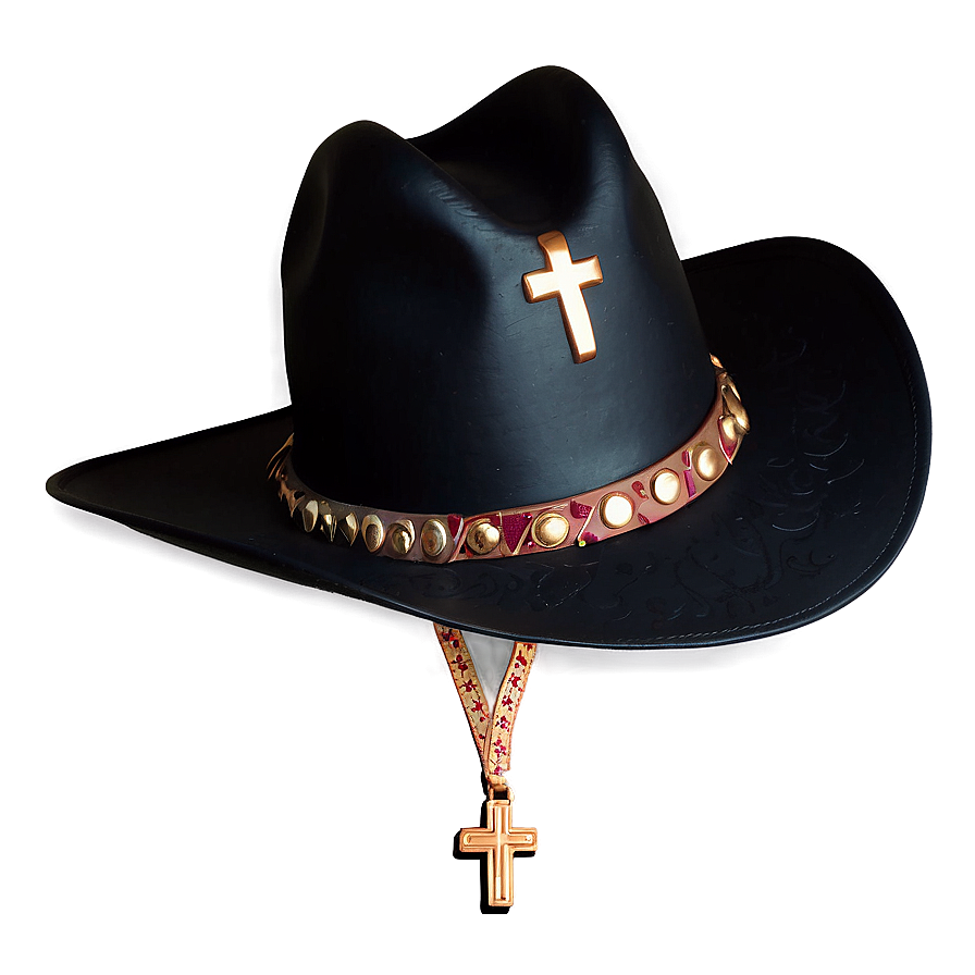 Cowboy Hat With Cross Png 04292024