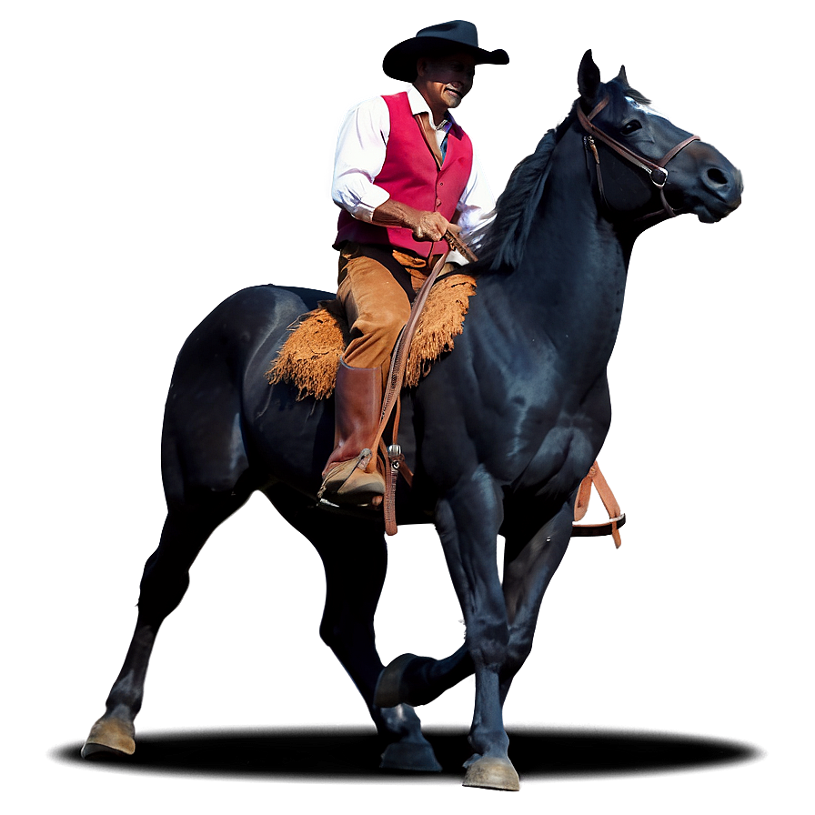 Cowboy Horse Riding Png Lse