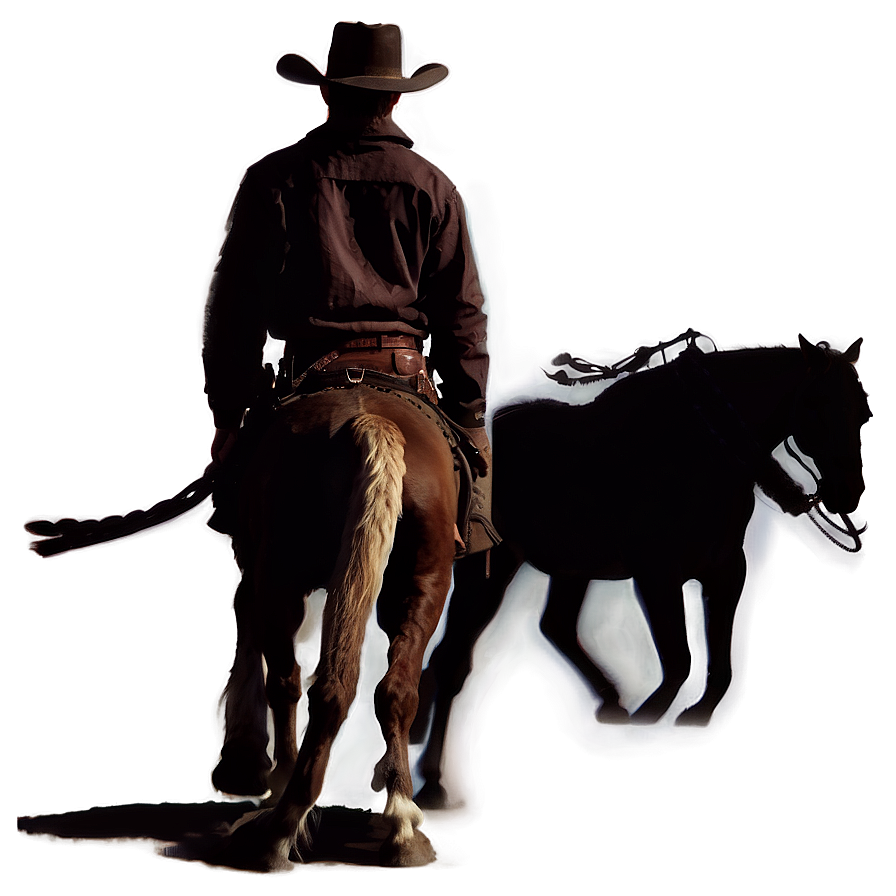 Cowboy Silhouette Png 05212024