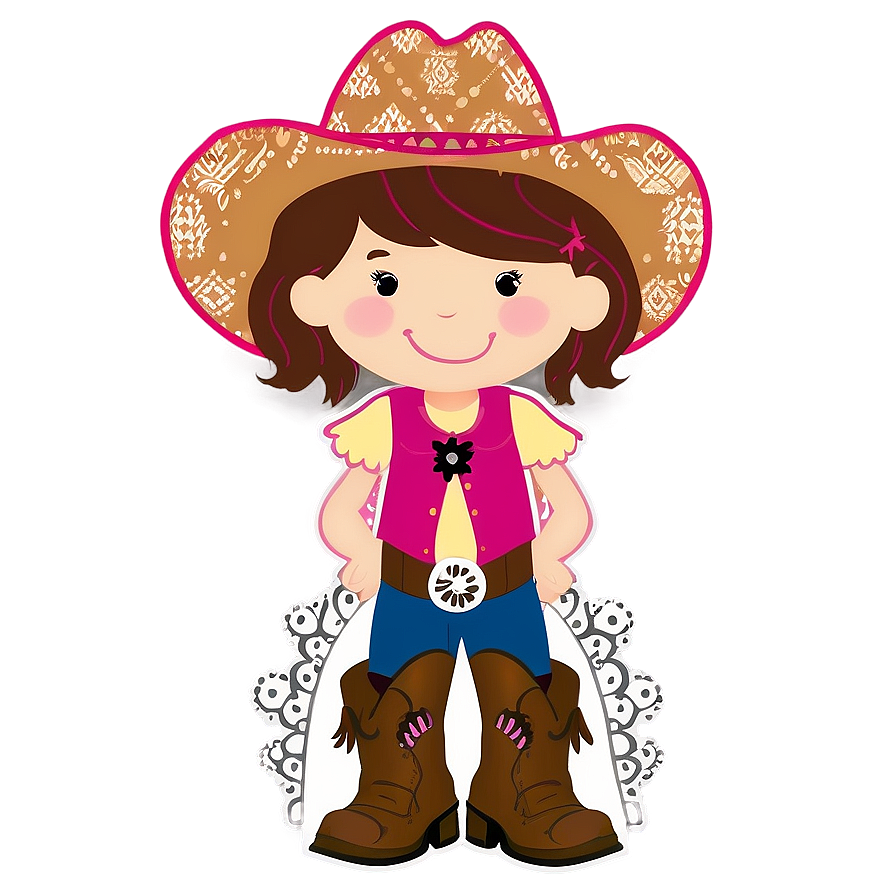 Cowgirl Party Decoration Png Mdd95