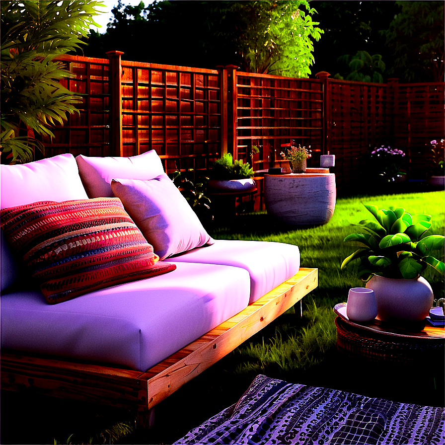 Cozy Backyard Setup Png Unn4