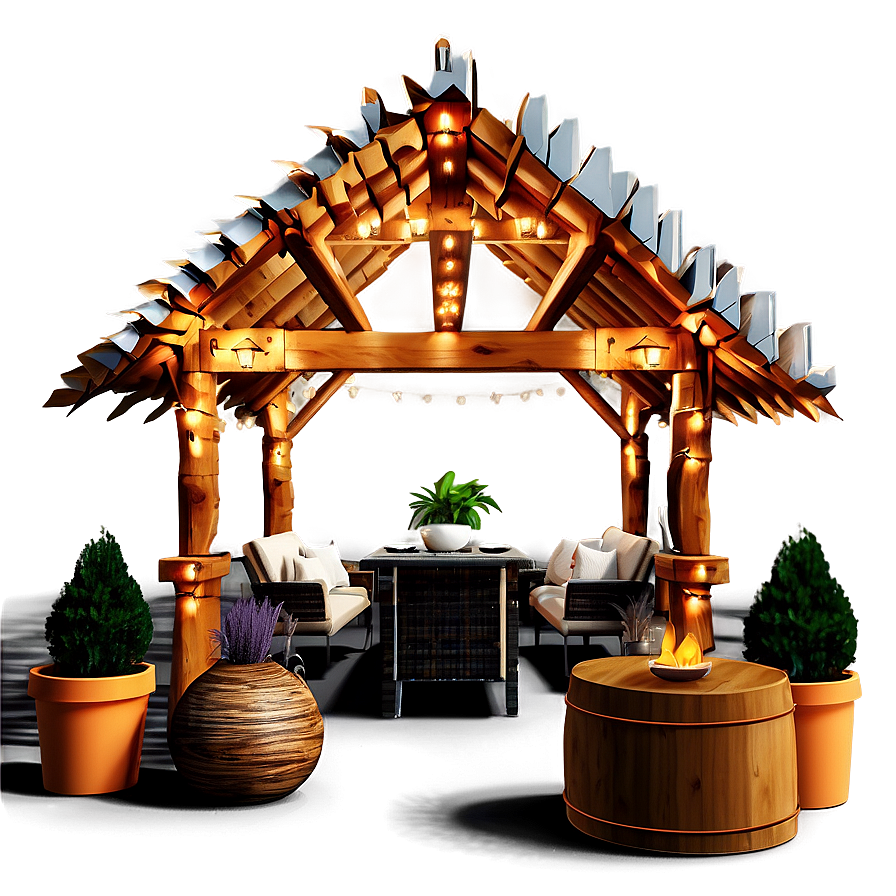 Cozy Backyard Setup PNG wmm30 PNG with transparent background