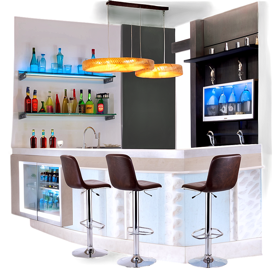 Cozy Basement Bar Concepts PNG fff PNG with transparent background