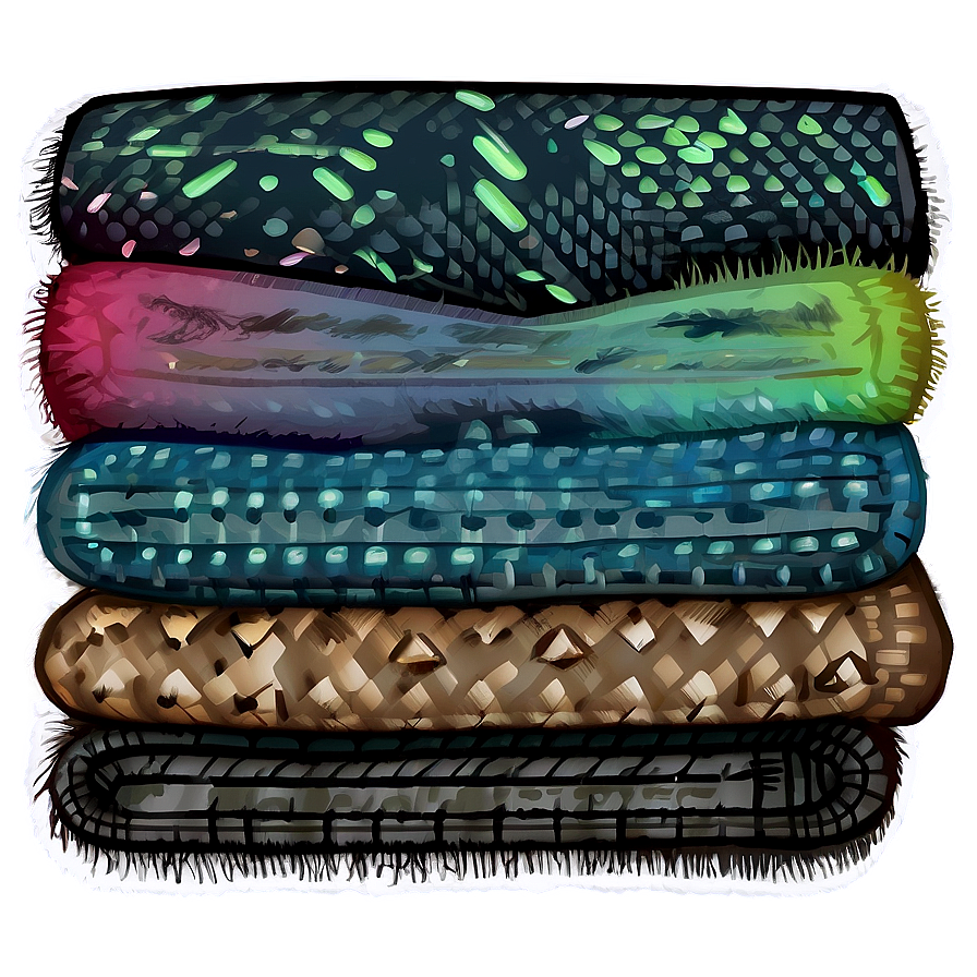Cozy Blanket PNG lei PNG with transparent background