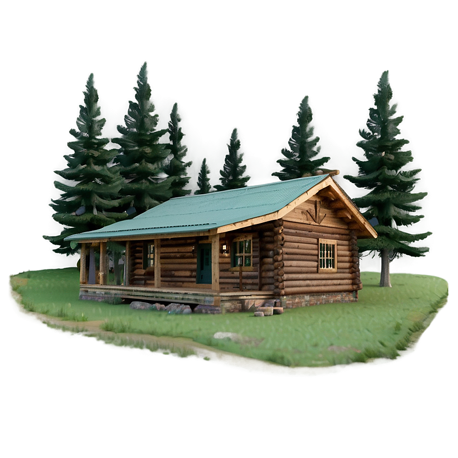 Cozy Cabin in the Woods PNG 62 PNG image with a transparent background, free high-resolution download