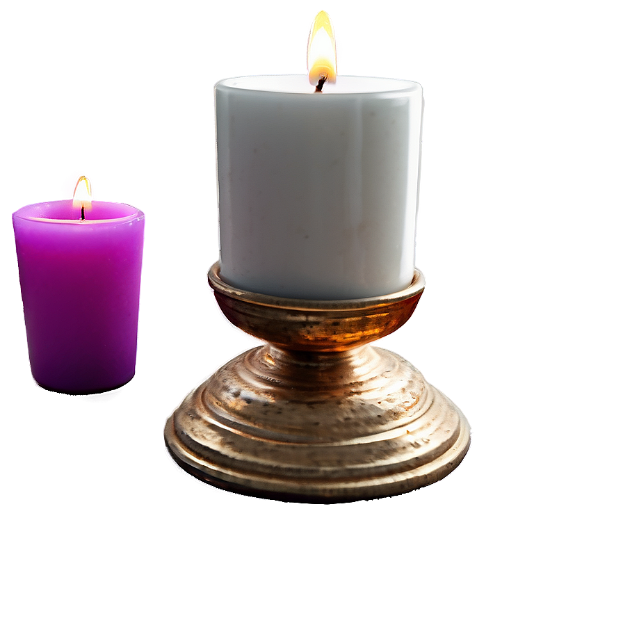 Cozy Candlestick Glow Png 06262024