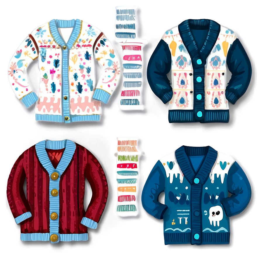 Cozy Cardigan Selection Png 77