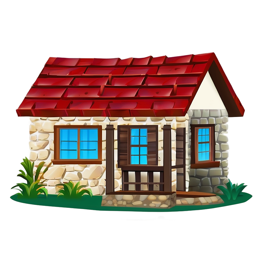 Cozy Cartoon Cottage Png Arh