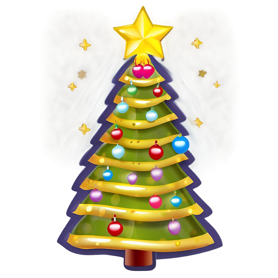 Cozy Christmas Tree Image Png Wjl15