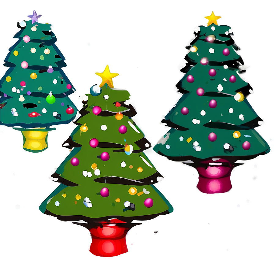 Cozy Christmas Tree PNG 04292024 PNG with transparent background