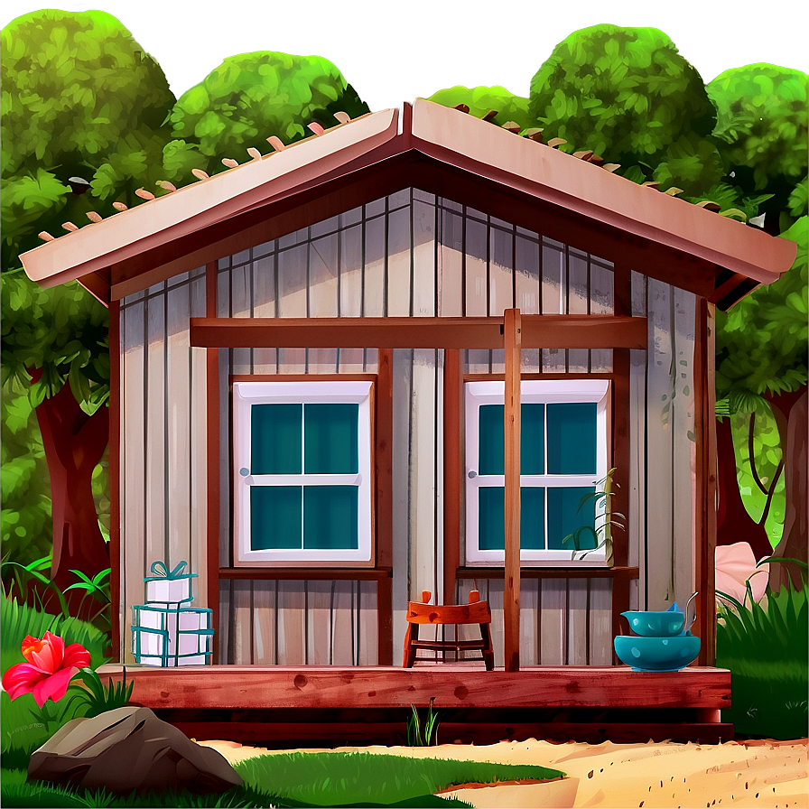 Cozy Cottage Illustration Png Mga22