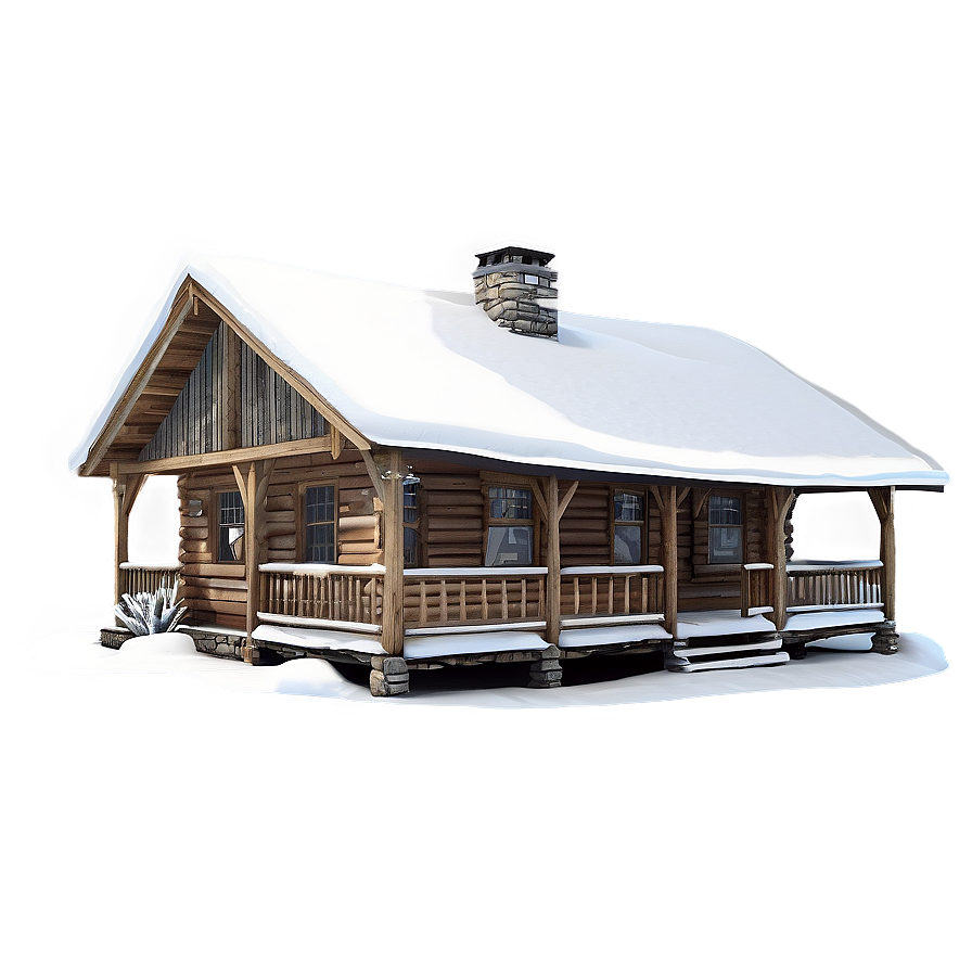 Cozy December Cabin Png Xhg