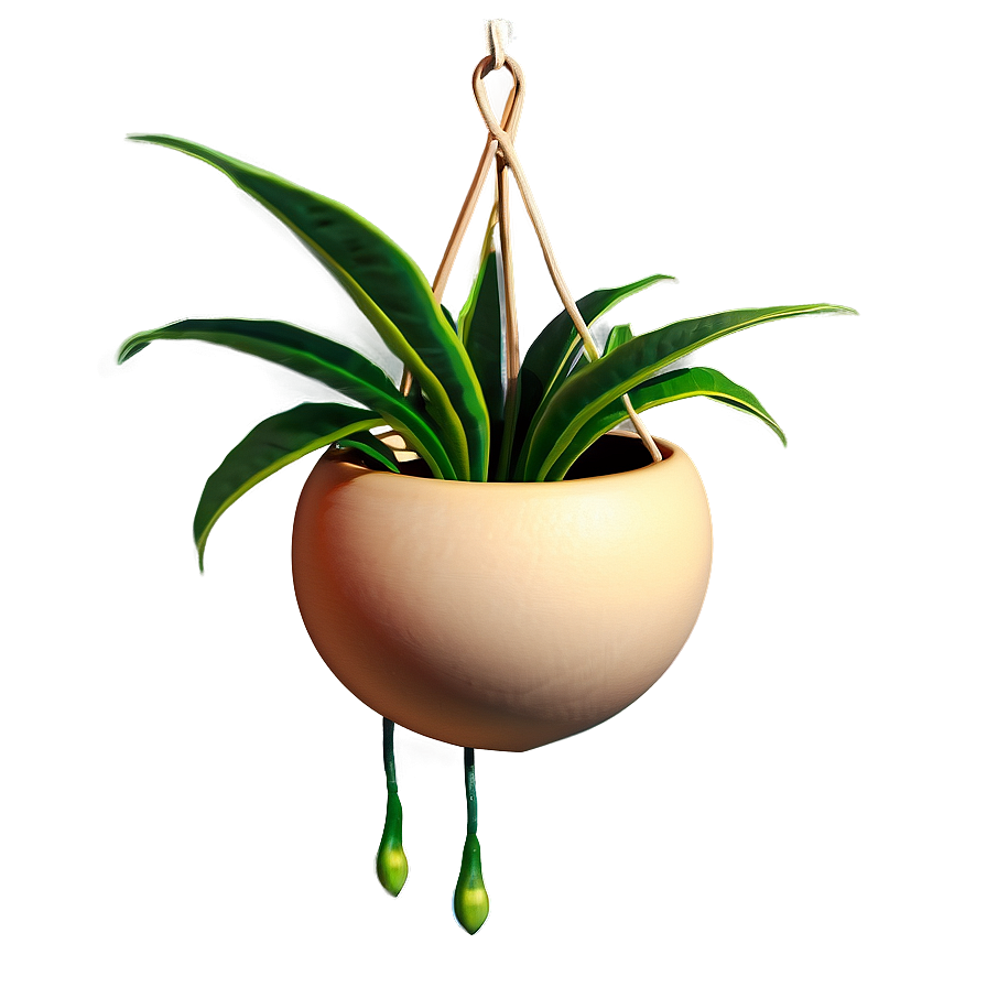 Cozy Hanging Plant Png Hem22