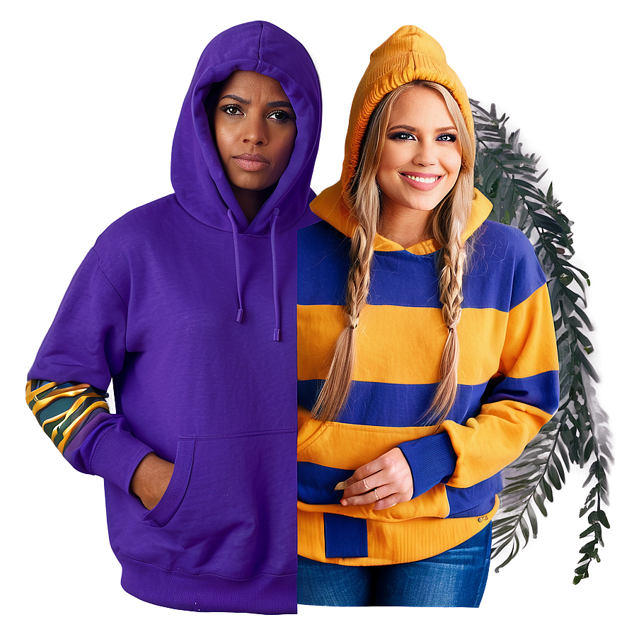 Cozy Purple Hoodie Graphic Png Eec90