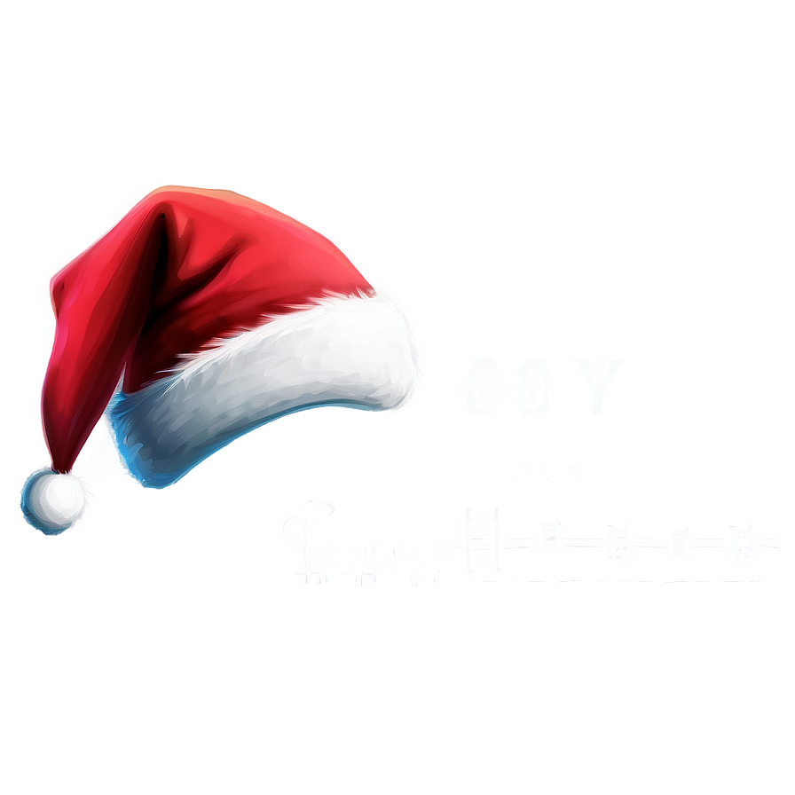 Cozy Santa Hat Drawing Png 95