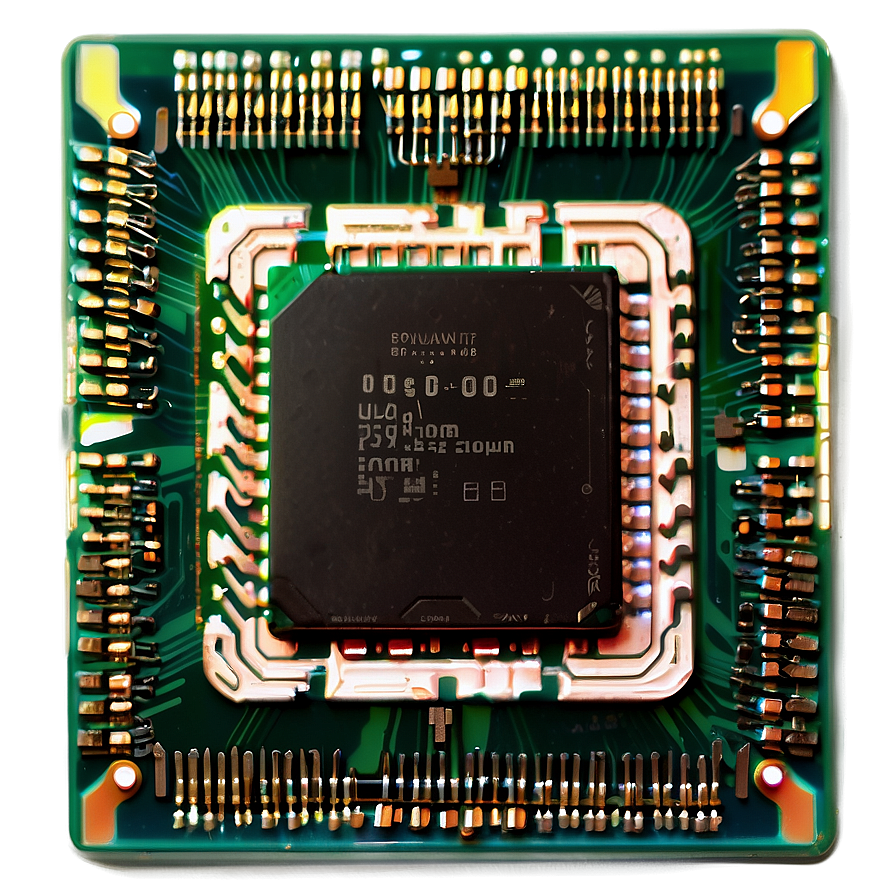 Cpu Chip Clipart Png Keb