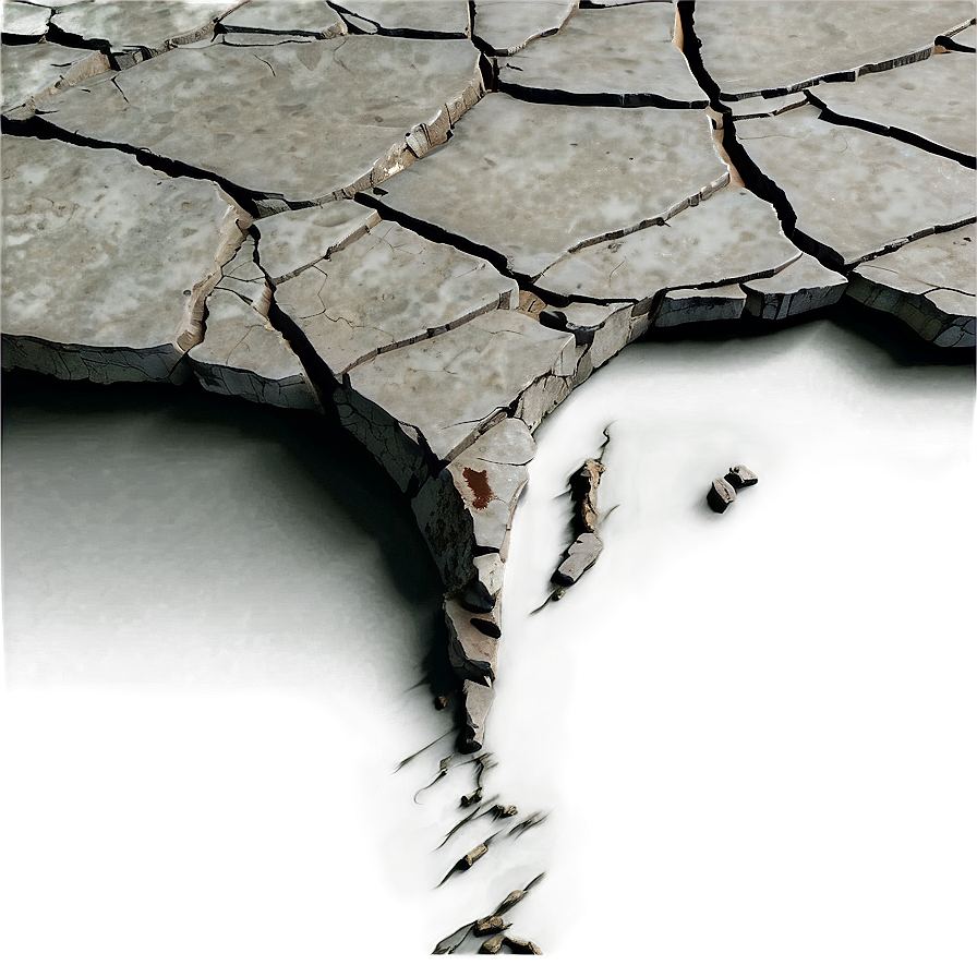 Cracked Concrete Surface Png Jds1