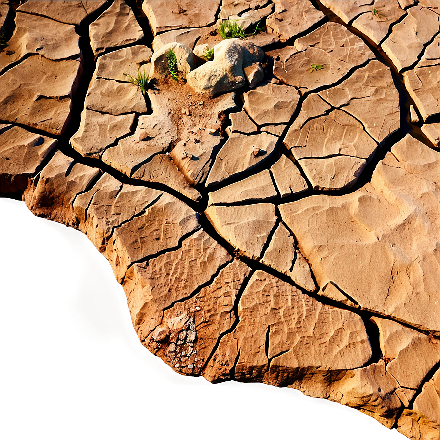 Cracked Dry Riverbed Png Emp75