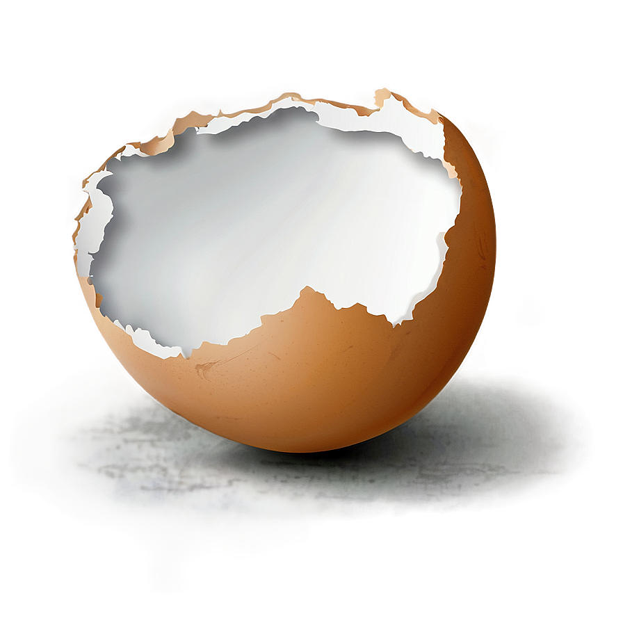 Cracked Eggshell Illustration Png Csm49