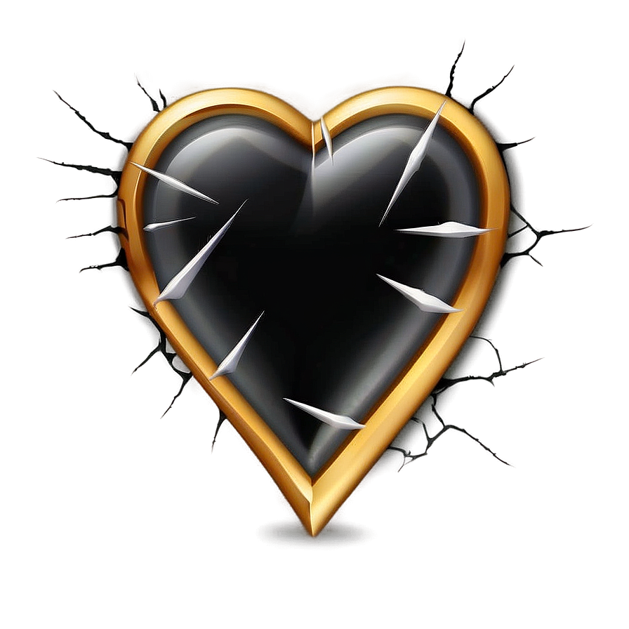 Cracked Heart Emoji Png 06122024