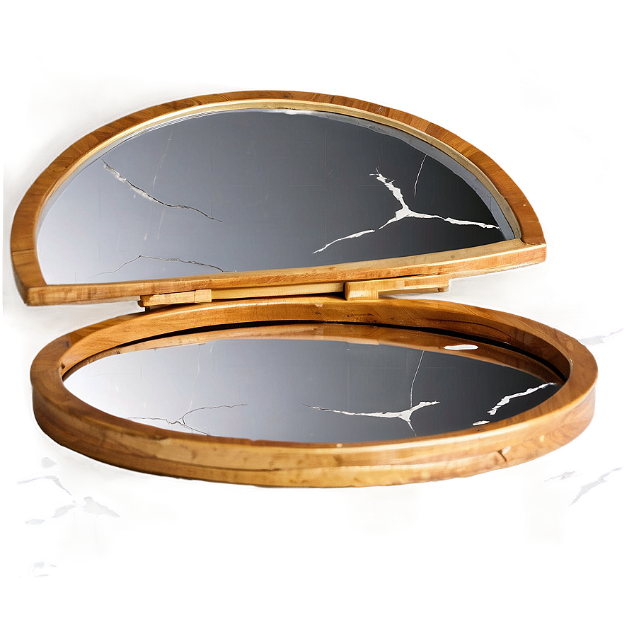 Cracked Makeup Mirror Png 06132024 Image