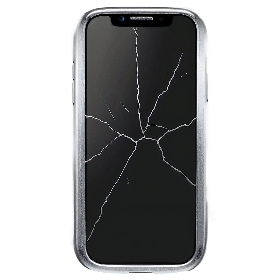 Cracked Mobile Screen Png Ppn