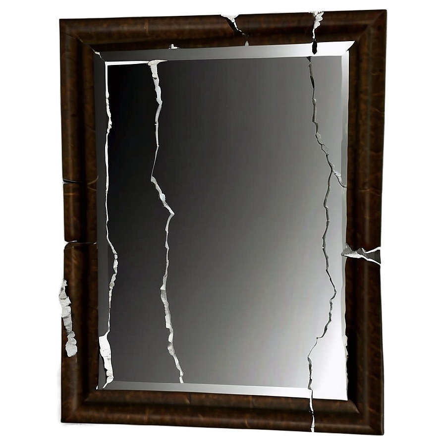 Cracked Wall Mirror Png Amd